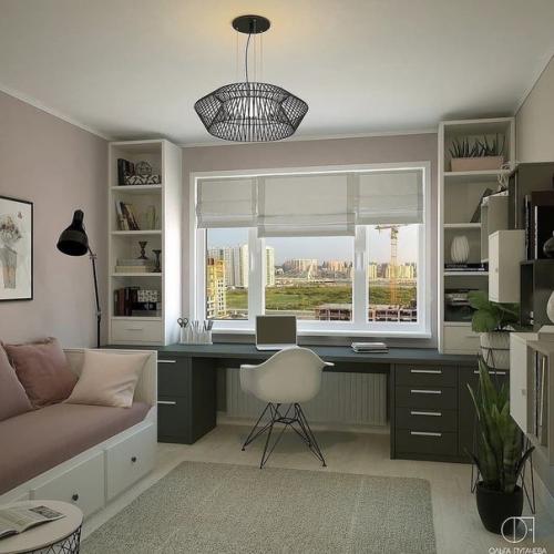 Дизайн проект просторной квартиры в пастельных оттенках. 08