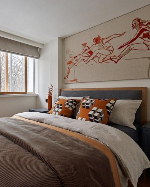 Интерьер двухуровневой квартиры - ячейки F в знаменитом доме наркомфина (памятник архитектуры конструктивизма 1920-х годов. 04