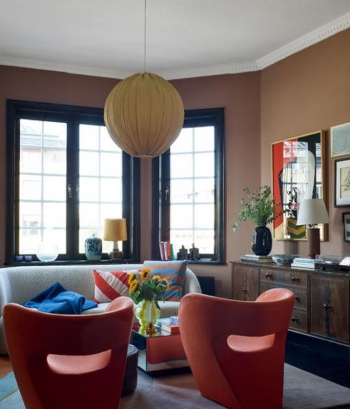 Интерьеры квартиры с красочным декором (60 кв. 02