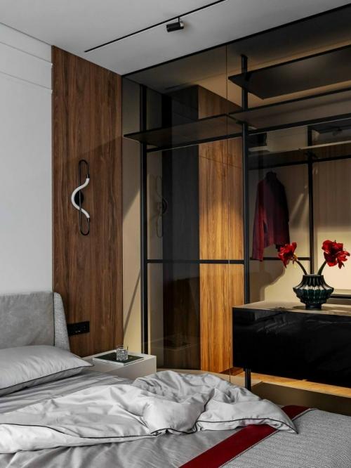 Интерьер этой квартиры создан для молодой пары, увлеченной путешествиями. 03