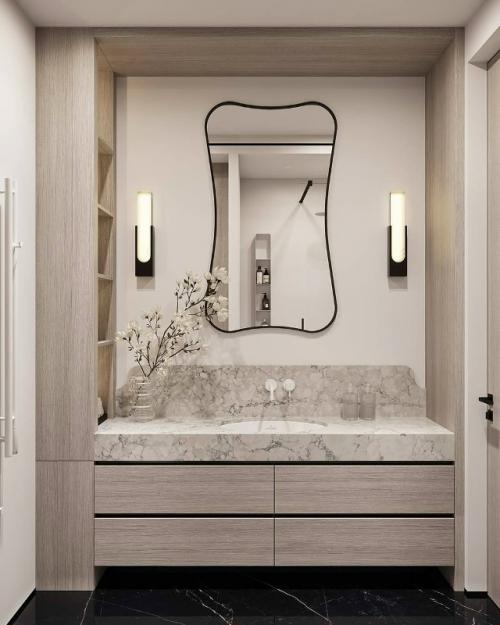 Три стильных и функциональных варианта ванных комнат эстетика, комфорт и продуманность в каждой детали. 05