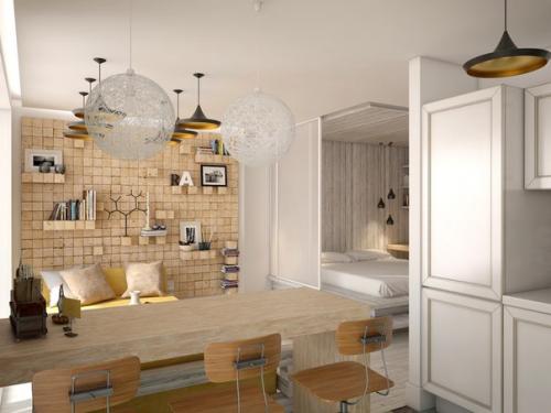 Интерьер квартиры площадью 48 кв. 03