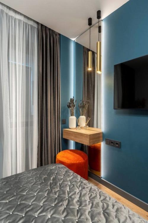 Функциональный интерьер однокомнатной квартиры. 01