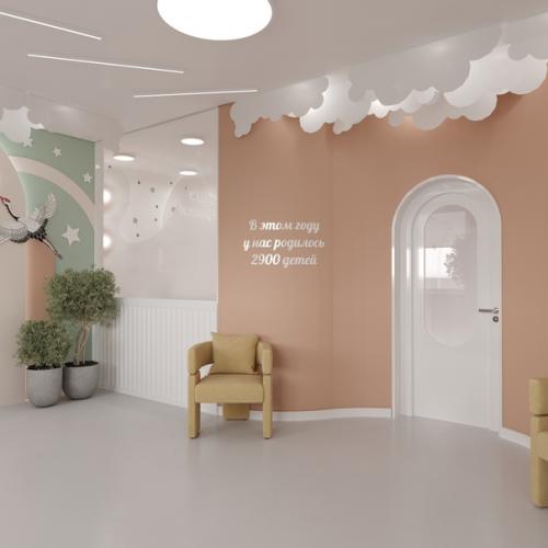 Дизайнер Аделя Каримова из Стерлитамака рассказала о новой выписной комнате городского роддома: 09