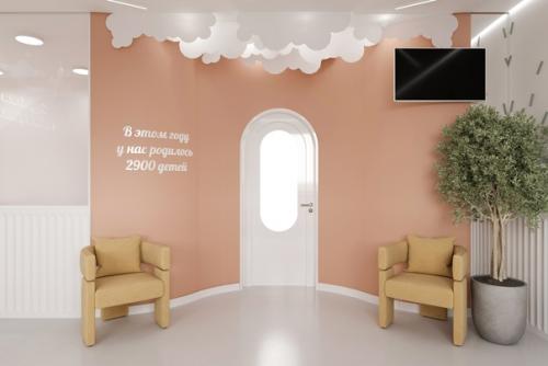 Дизайнер Аделя Каримова из Стерлитамака рассказала о новой выписной комнате городского роддома: 05