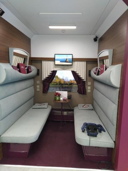 Дизайн вагонов поезда номер 53/54 Гранд Экспресс сообщением Санкт-петербург - Москва будет обновлен. 02