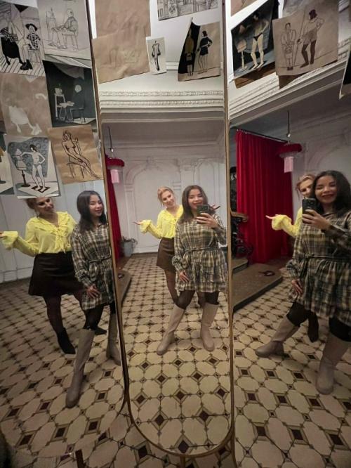 Посетили с @lido4ekmira интересное и таинственное заведение. 01