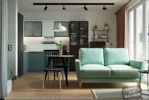 Оригинальный дизайн квартиры (37 кв. 01