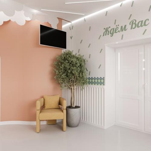 Дизайнер Аделя Каримова из Стерлитамака рассказала о новой выписной комнате городского роддома: 07