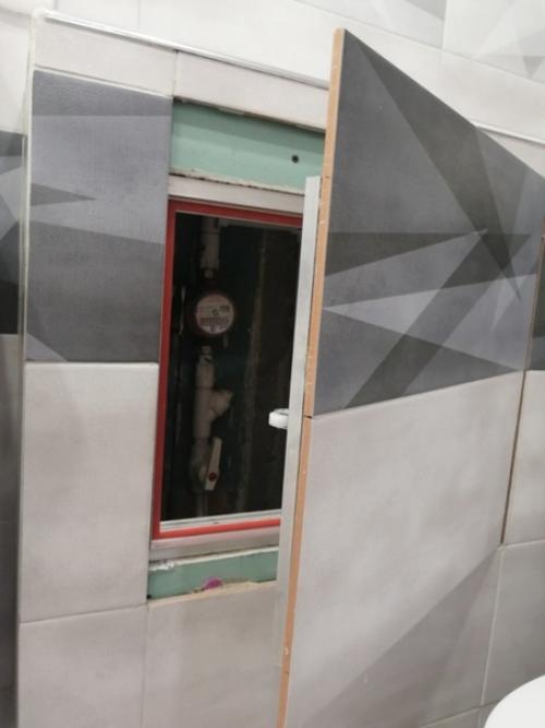 Объединили санузел и маленькую ванную комнату! 08