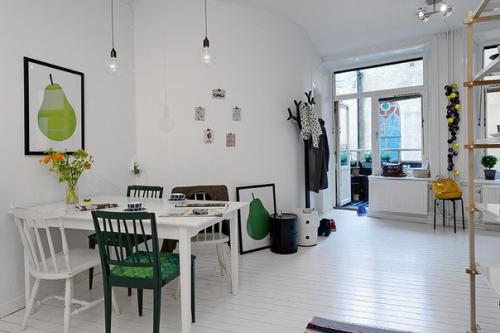 Небольшая квартира - студия в Швеции. 05