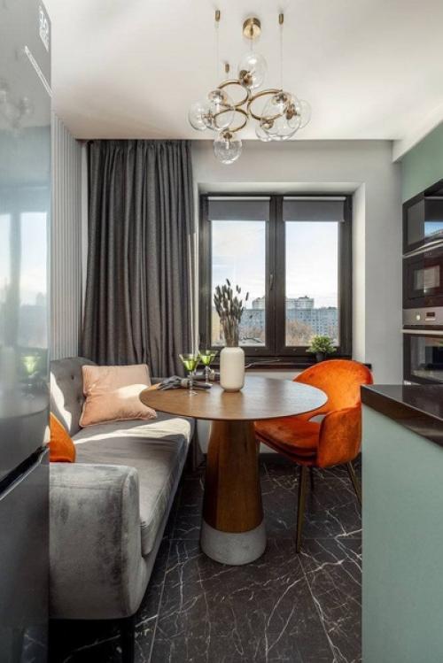 Функциональный интерьер однокомнатной квартиры. 04