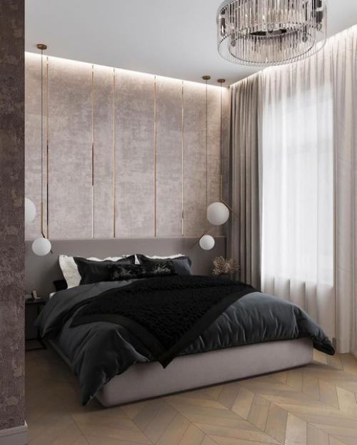 Прекрасное оформление спальни. 04