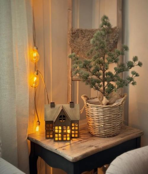 Зима в уютном загородном коттедже. 03