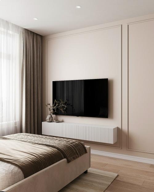 Проект компактной квартиры - студии 23, 7 м 2 в ЖК Neva Haus в Санкт-петербурге. 03