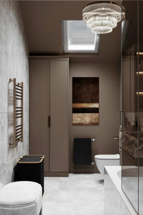 Ванная комната загородный дом пос. 07