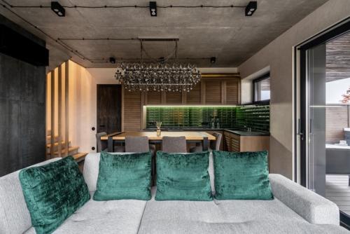 Кухня/гостиная в загородном доме. 05