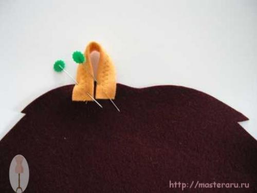 Мы сделаем прихватки - листики. 03