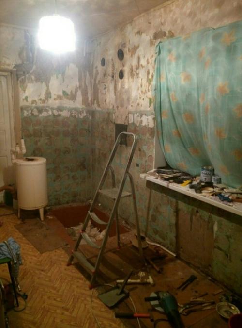 Превращение нашей красоты строго не судите, мы не дизайнеры с мужем.