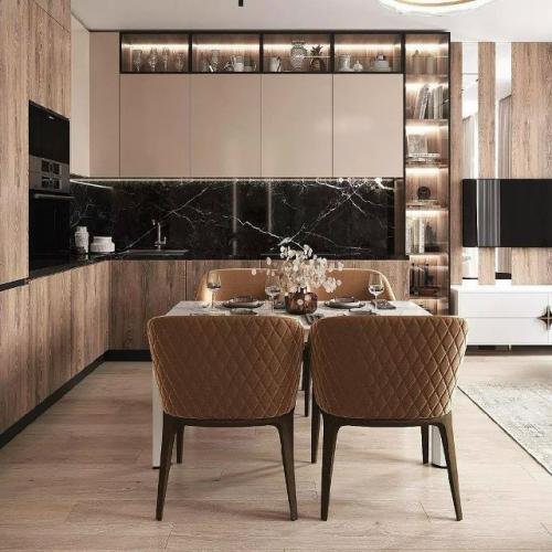 Идеальный рецепт современного интерьера: свет, геометрия и акценты. 02