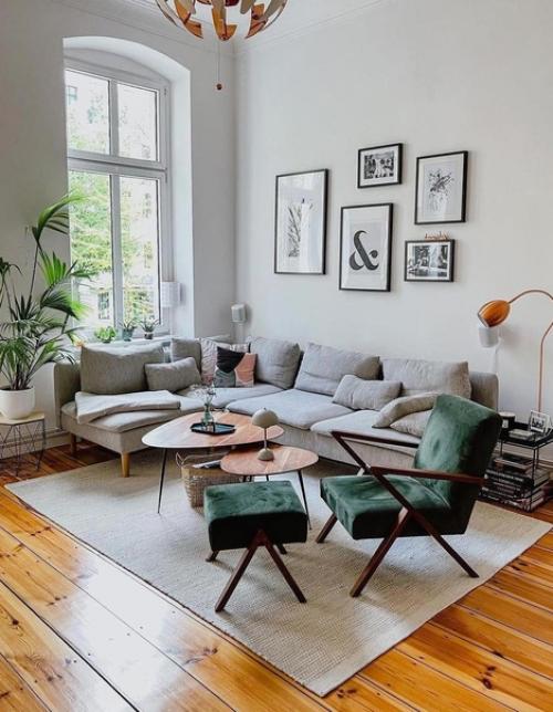 Интерьер апартаментов. В светлых тонах. 04