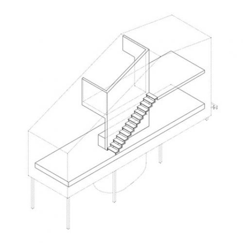 Этот крошечный двухкомнатный дом, шириной всего три метра в ширину, поднят на металлических ножках в Германии. 08