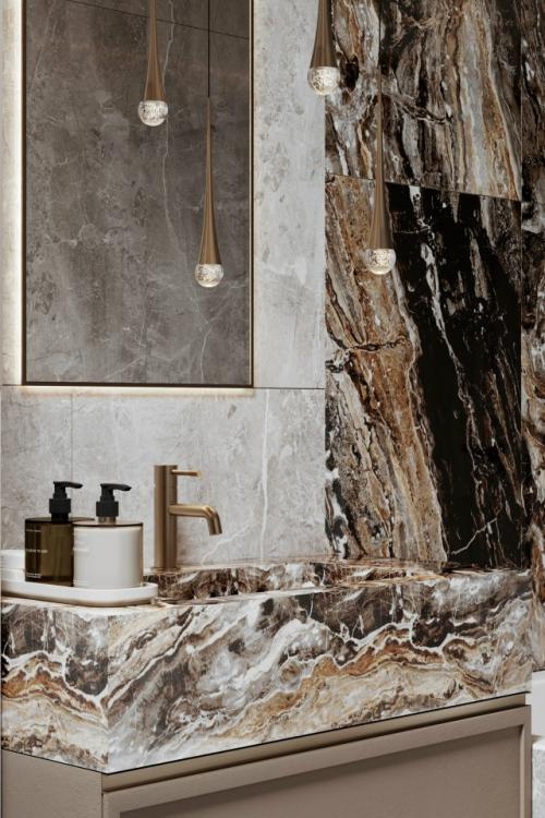 Ванная комната загородный дом пос. 03