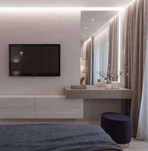 До чего же уютная и приятная спальня. 06