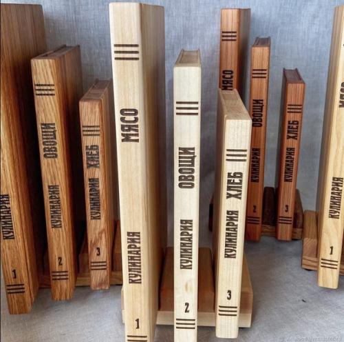 Набор разделочных досок в виде книг - отличный подарок! 04