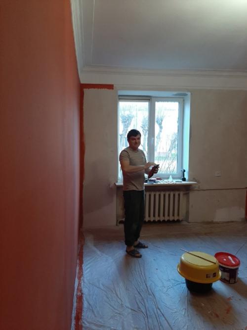 О жизненном.  У нас сейчас идёт ремонт в нашей квартире. 05