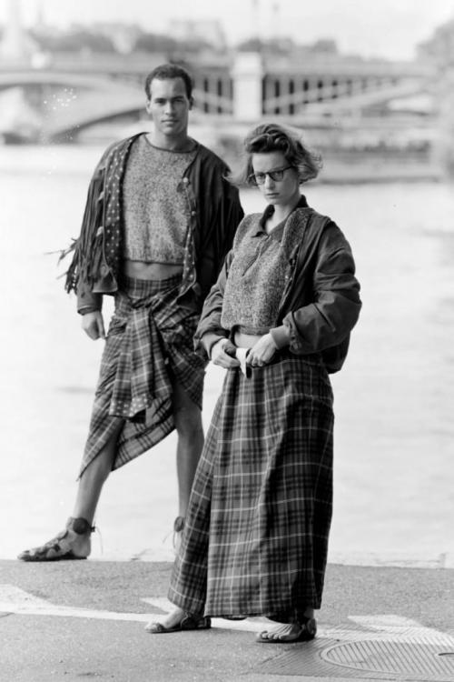 Мужские юбки Жана - поля Готье - вызов привычке и новый язык моды, 1984-1985. 03 Мужские юбки Жана - поля Готье - вызов привычке и новый язык моды, 1984-1985. 03