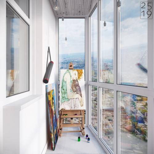 Дизайн - проект студии в Екатеринбурге в стиле лофт! 07