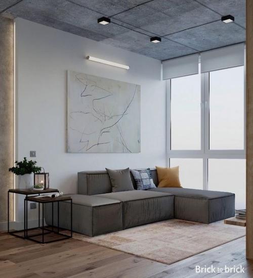 Современная квартира площадью 33. 04