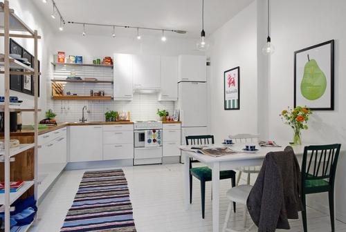 Небольшая квартира - студия в Швеции. 02