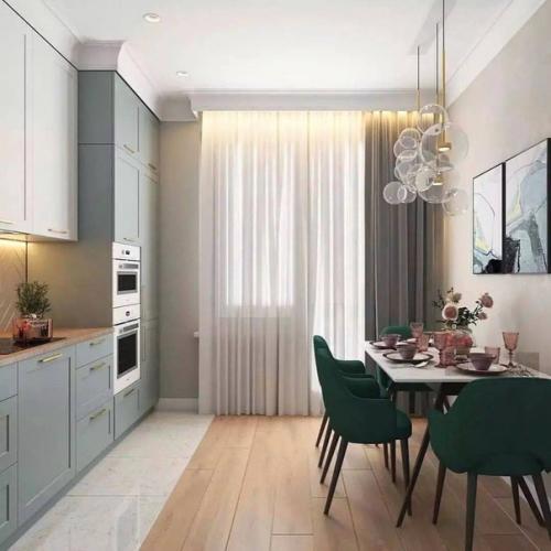 Светлый и мягкий проект двухкомнатной квартиры. 01