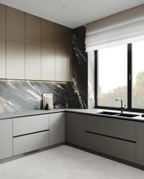 Кухня - гостиная из проекта дома. 06