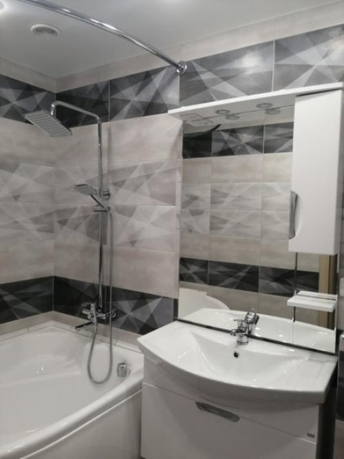 Объединили санузел и маленькую ванную комнату! 03