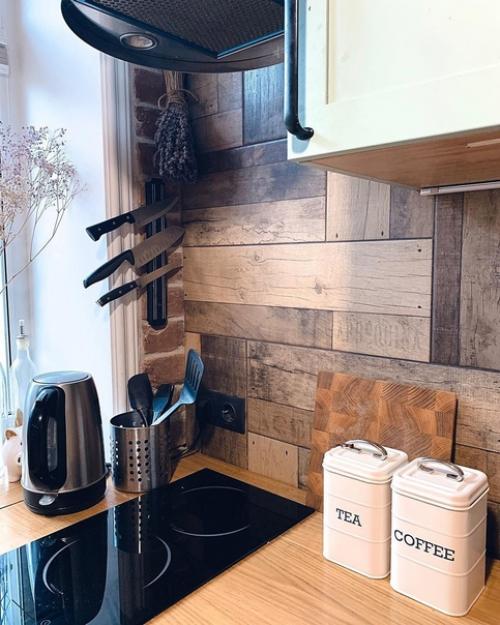 Миниатюрная кухня в квартире площадью 22 кв. 04