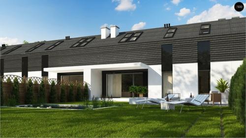 Типовой проект.  Жилая / общая площадь 131, 8 / 181, 9 м 2. 01