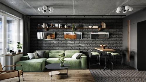 Интерьер не для всех: семейная квартира с двумя детскими. 02