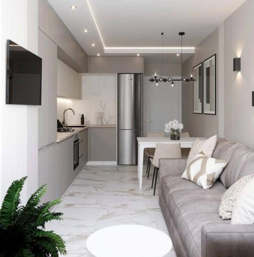 Стильный интерьер. Для небольшой. 03