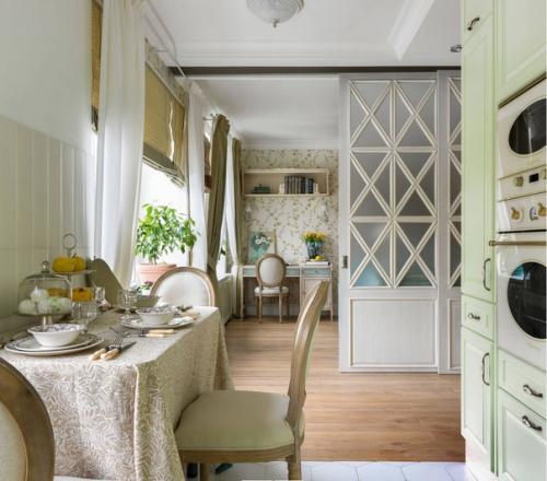 Дизайн кухни - гостиной в стиле Прованс. 03