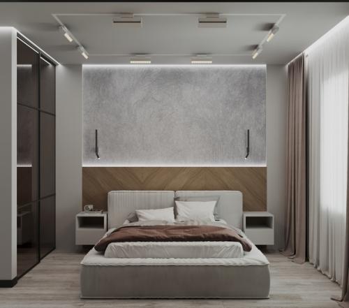 Меня часто спрашивают делаю ли я проекты не всей квартиры отвечаю - да конечно - как пример визуализации двух помещений квартиры. 05