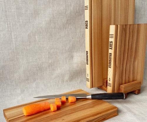 Набор разделочных досок в виде книг - отличный подарок! 05