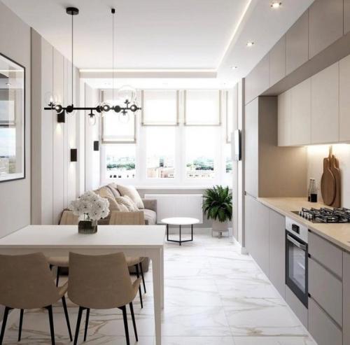 Стильный интерьер. Для небольшой. 01