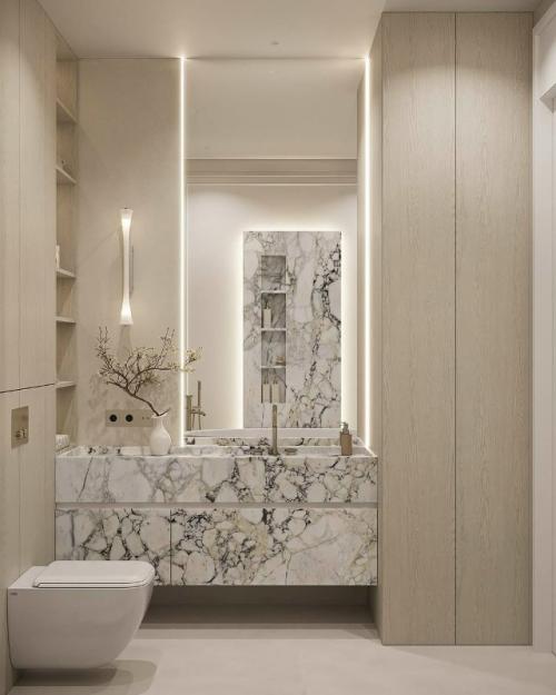 Три стильных и функциональных варианта ванных комнат эстетика, комфорт и продуманность в каждой детали. 02