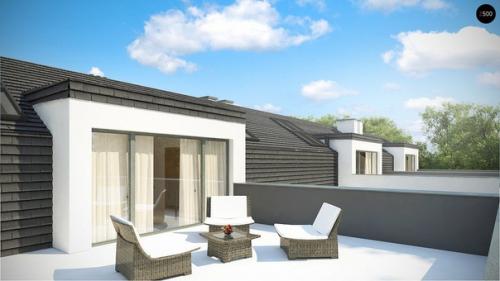 Типовой проект.  Жилая / общая площадь 131, 8 / 181, 9 м 2. 05