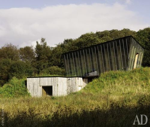 Слияние с природой: дом - невидимка в Ирландии. 01