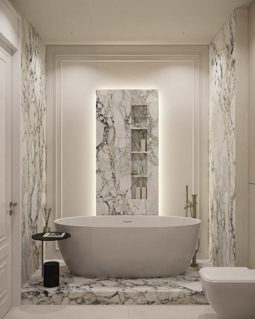 Три стильных и функциональных варианта ванных комнат эстетика, комфорт и продуманность в каждой детали.

