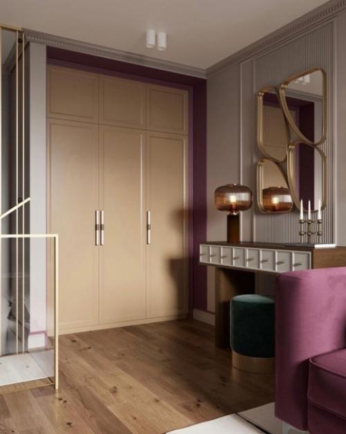 Дизайн гостиной комнаты Марии калиной привлекает внимание своей изысканностью и утонченностью. 03